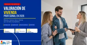 Guía de Alfa Inmobiliaria sobre cómo hacer una valoración de vivienda profesional en España en 2026: 4 métodos normativos, brecha de 5-15% entre precio publicado y cierre real, y validez de 6 meses para cada informe