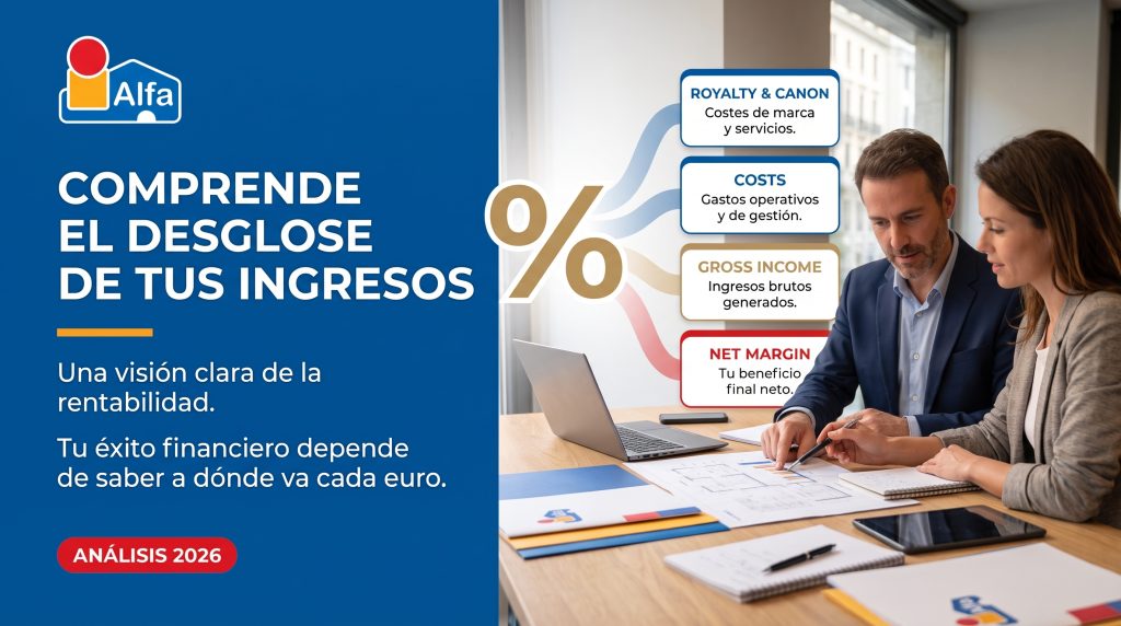 Estructura de comisiones de agencias inmobiliarias en España 2026: independiente vs franquicia