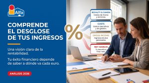 Estructura de comisiones de agencias inmobiliarias en España 2026: independiente vs franquicia